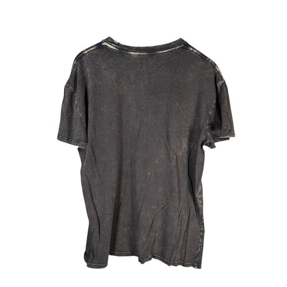 Elton John “Rocket Man” Vintage Style Graphic T-Shirt Black Distressed XL - Picture 2 of 7